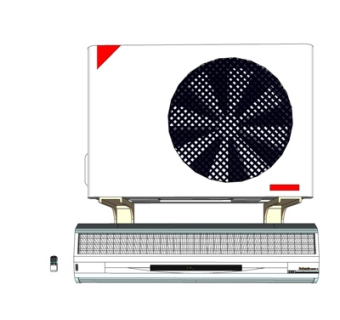 现代空调外机su模型