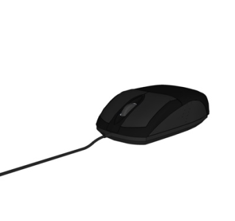 现代有线鼠标su模型