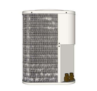 现代热水器su模型