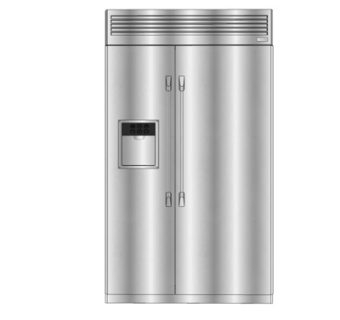 现代双门电冰箱su模型