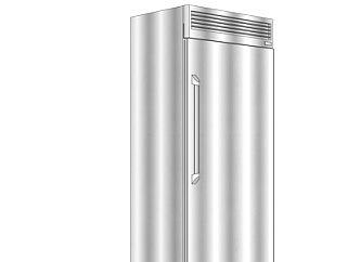 现代单门<em>电冰箱</em>su模型