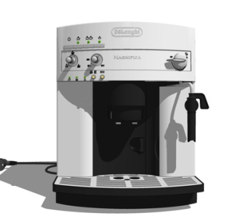 现代咖啡机su模型