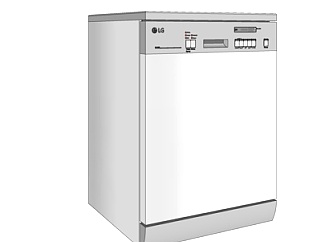 现代LG洗衣机su模型