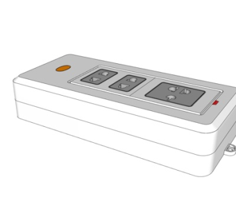 现代排插su模型