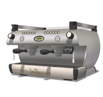 现代咖啡机su模型