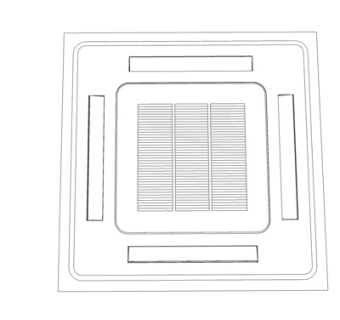 现代中央空调su模型