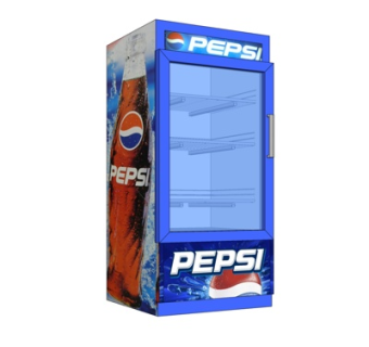 现代超市冷饮柜su模型