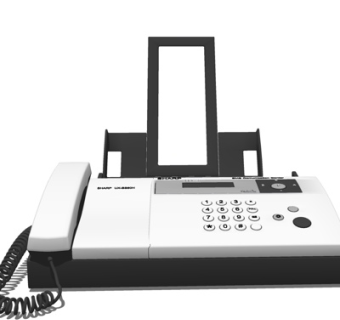 现代复古电话机su模型