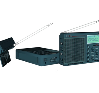 现代收音机组合su模型