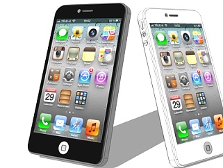 现代<em>苹果手机</em>su<em>模型</em>
