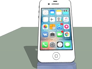 现代苹果<em>手机</em>su<em>模型</em>