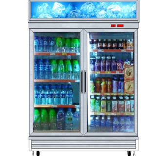 现代超市冷饮柜su模型