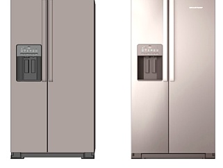 现代双门<em>电冰箱</em>su模型