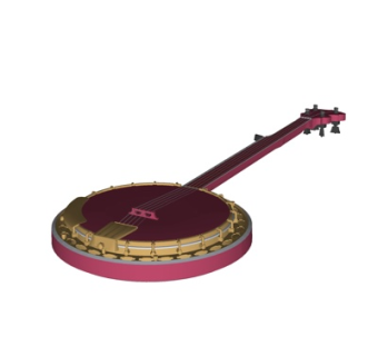 现代班卓琴su模型