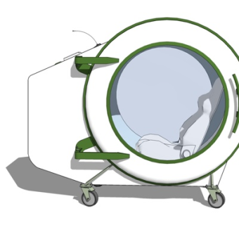 工业风搅拌机su模型