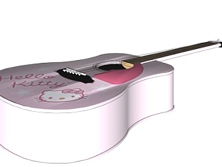 现代KD猫小提琴su模型