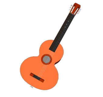 现代小提琴su模型