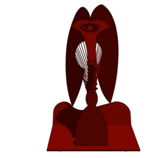 现代摆件su模型