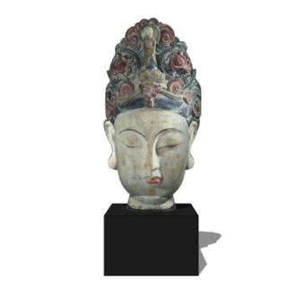 北欧装饰品su模型