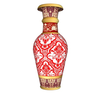 中式摆件su模型