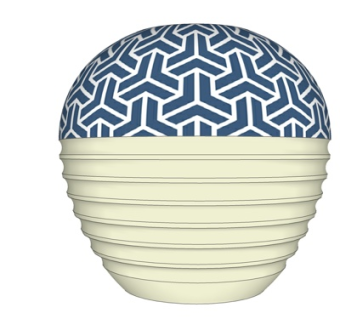 新中式摆件su模型