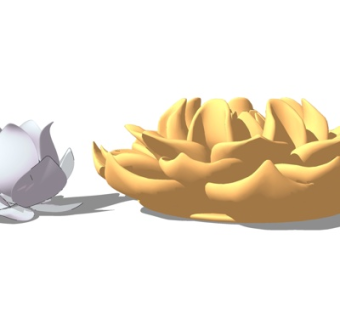 中式装饰品su模型