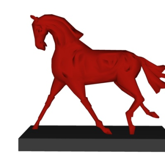 北欧装饰品su模型