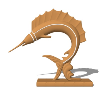 北欧装饰品su模型