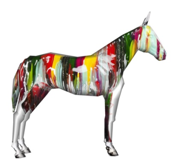 现代儿童西南马玩具su模型