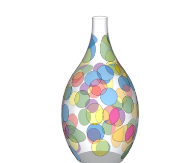 现代陶瓷花瓶su模型