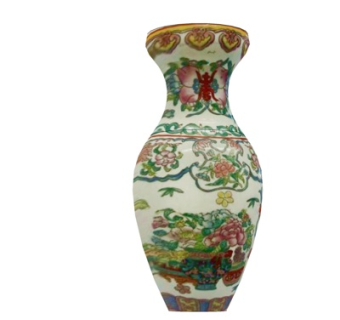 中式陶瓷花瓶su模型