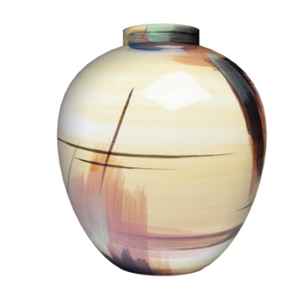 现代油画花瓶su模型