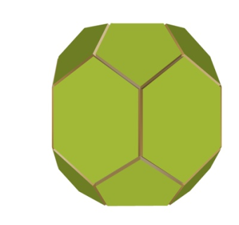 现代立体多边形摆件su模型