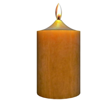 现代蜡烛烛台灯su模型