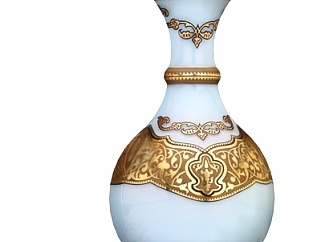 <em>东南亚</em>陶瓷花瓶su模型