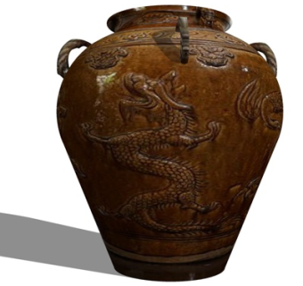 东南亚瓷罐su模型