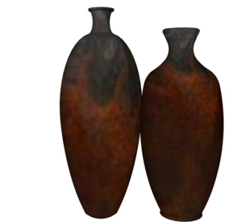 现代陶瓷花瓶su模型