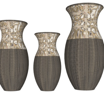 现代陶瓷花瓶su模型