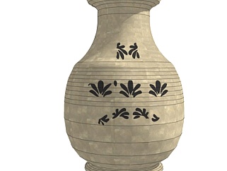 现代陶瓷花瓶su模型