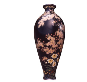 中式陶瓷花瓶su模型