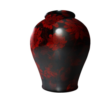 现代陶瓷花瓶su模型