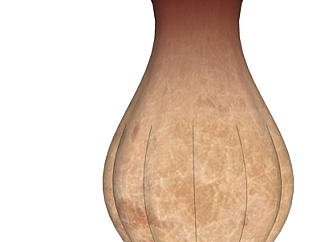 现代南瓜形花瓶su模型