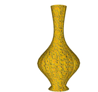 东南亚陶瓷花瓶su模型