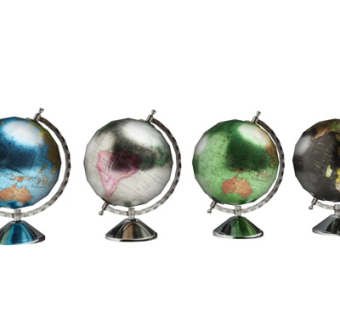 现代地球仪摆件su模型