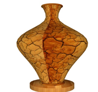 东南亚陶瓷花瓶su模型