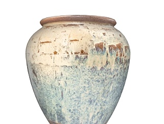 现代陶瓷瓷罐su模型