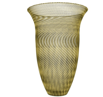 现代金属花瓶su模型