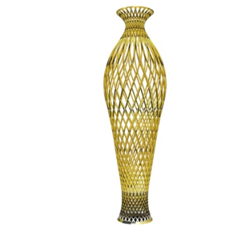 现代金属花瓶su模型