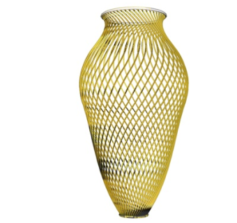 现代金属花瓶su模型