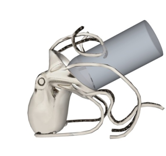 现代八爪鱼筒灯su模型